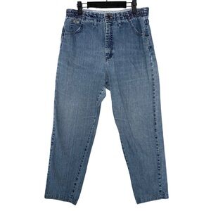 Vintage Lee Side Elastic Waist Denim Jeans Women’s Size 12 Petite